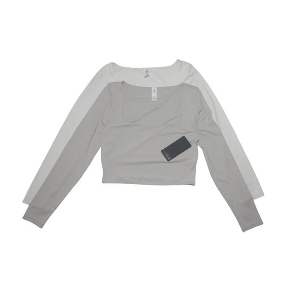 Reflex Olivia Contour 90 Degree Cutout Square Neck Long Sleeve Top Set, Size L. - Picture 1 of 7